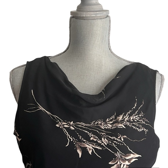 Vintage Jones NY Midi Black Dress - Picture 4 of 16